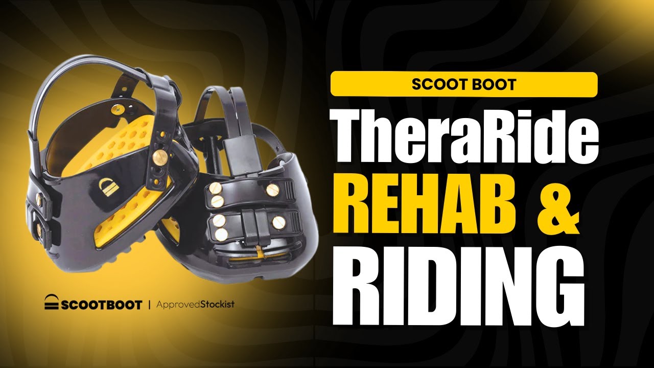 Scoot Boot TheraRide Rehab and Riding Boot Now Available!