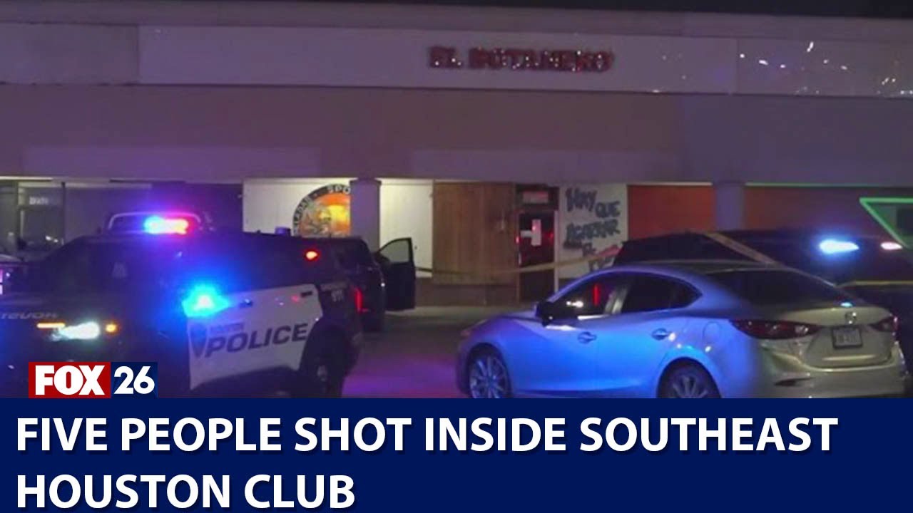 Five people shot inside southeast Houston club