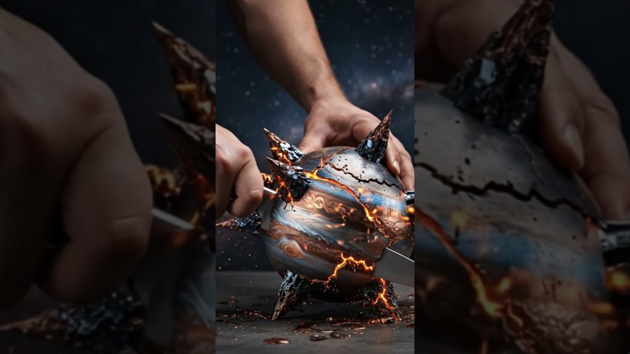 Unboxing the Core of a PlanetInsane Reveal!💥🌍#PlanetCut #SpaceExperiment #eldenring #OddlySatisfying