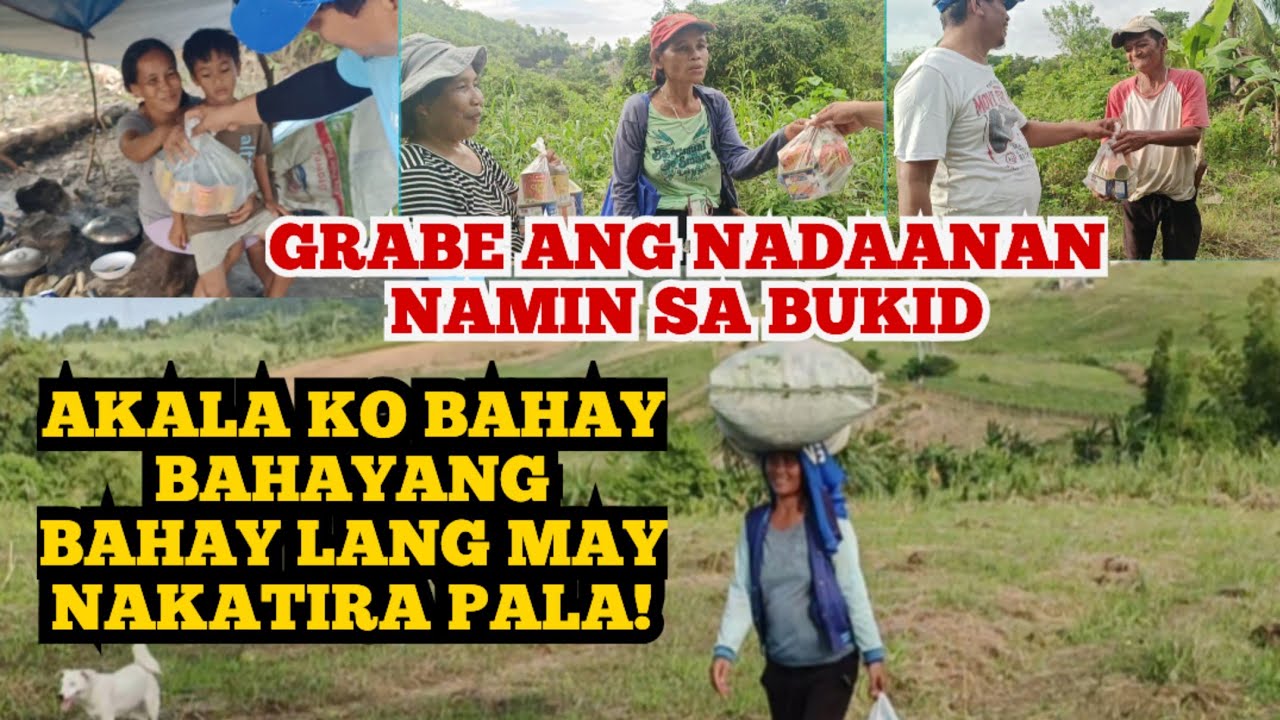GRABE! ANG NADAANAN NAMIN SA BUKID AKALA KO BAHAY BAHAYANG BAHAY LANG MAY NAKATIRA PALA!