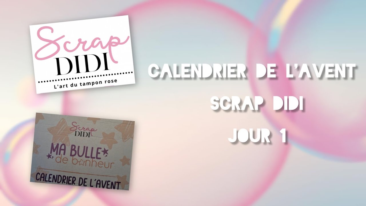 Calendrier de l'Avent Scrap Didi Jour 1 @scrapdidi #scrapbooking #calendrierdelavent #scrapdidi 