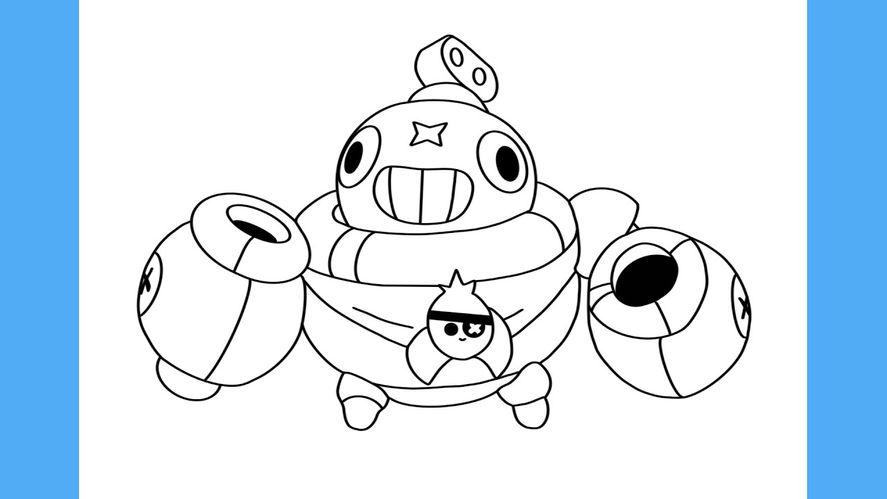 COMO DESENHAR TICK DO BRAWL STARS