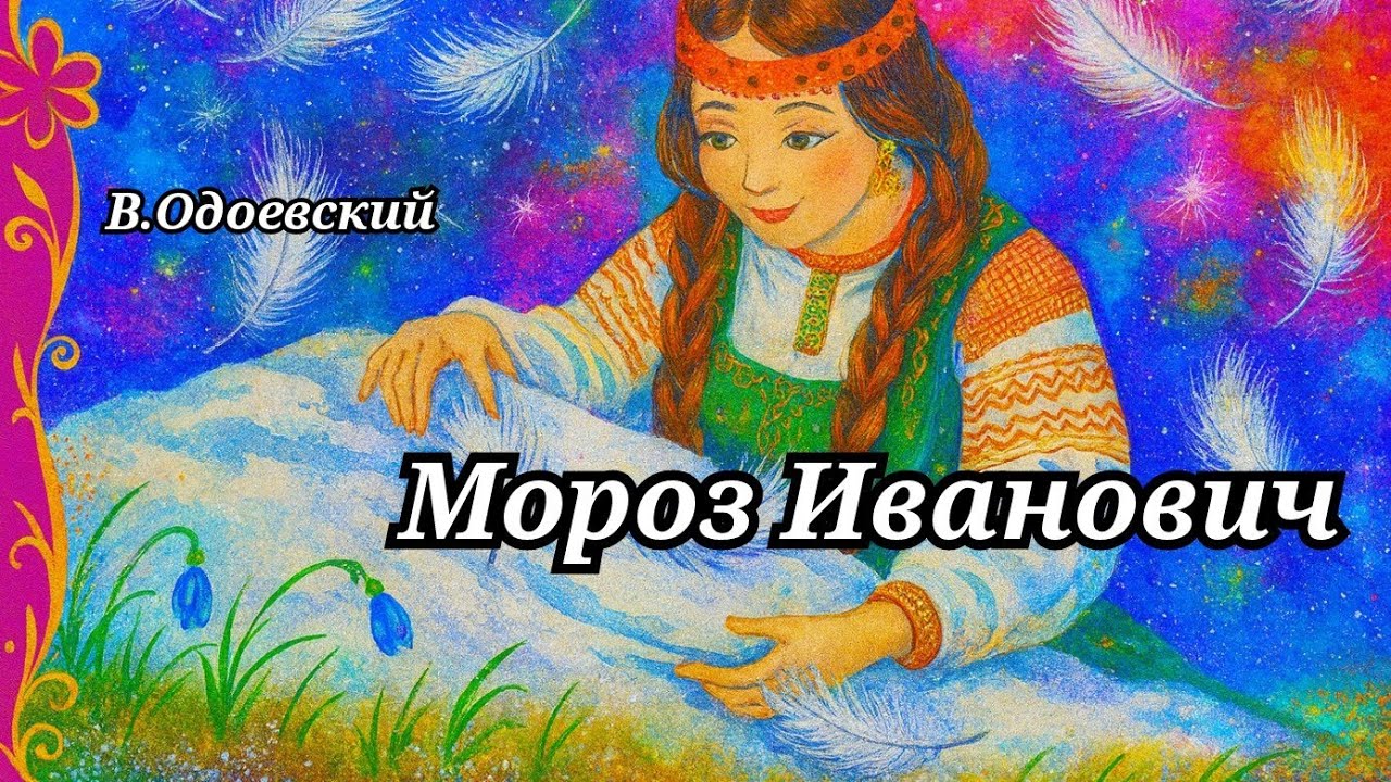 Новогодняя cказка Мороз Иванович Рукодельница и Ленивица Владимир Одоевский зимняя сказка