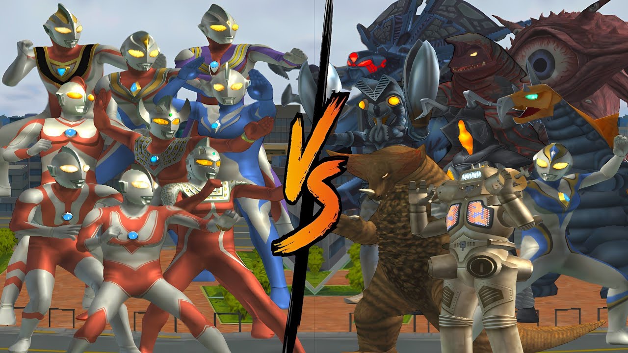 ウルトラマン JACK VS ROBOT KING JOE, ULTRAMAN VS FAKE DYNA, ULTRASEVEN VS GOMORA, TARO VS ZETTON #ウルトラマン 