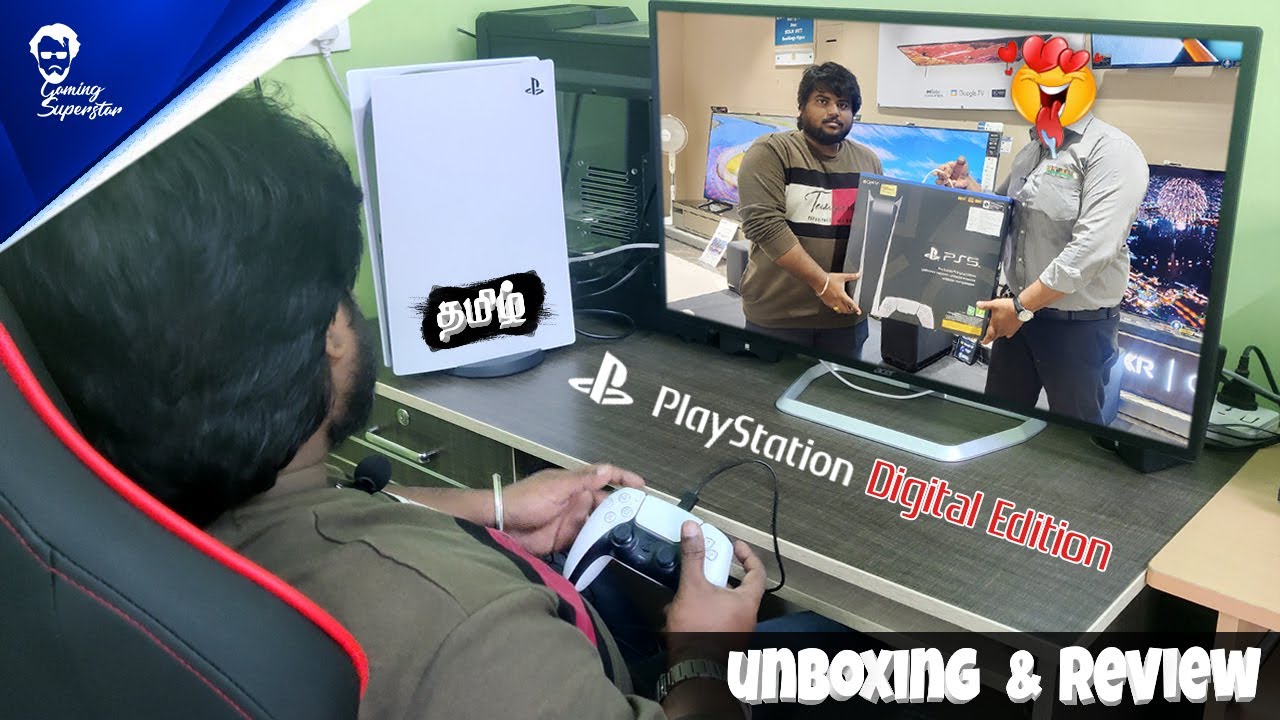 PS5 Digital Edition Unboxing Video in Tamil - தமிழ்  | Playstation 5 @Gaming.Superstar