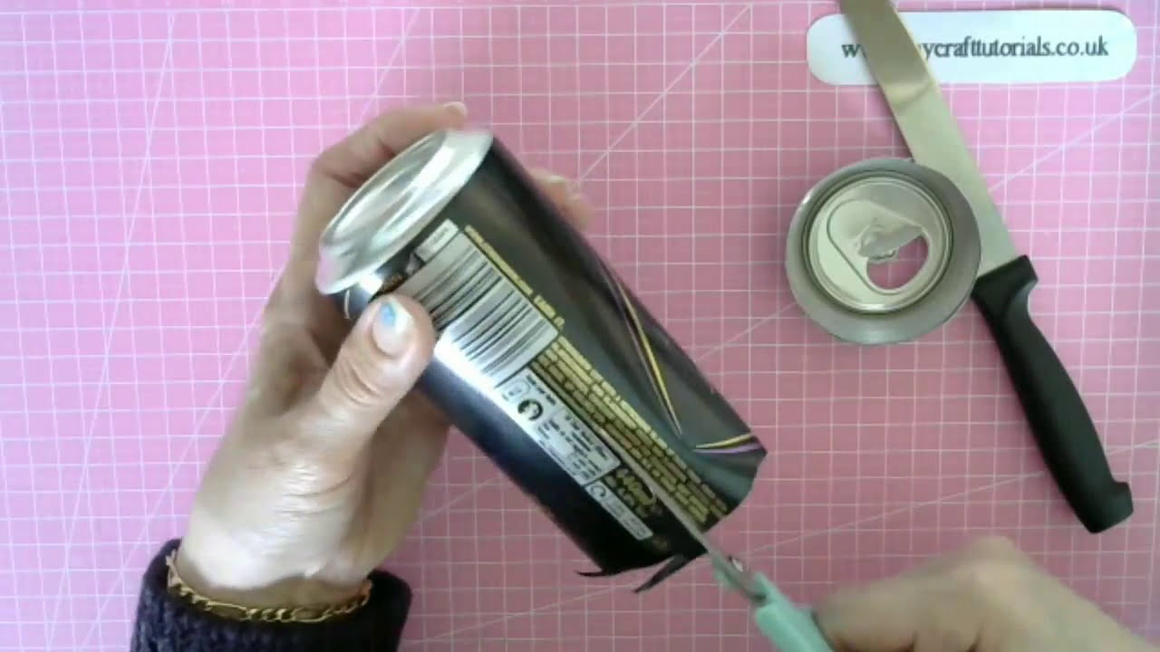 re use empty soda and beer cans