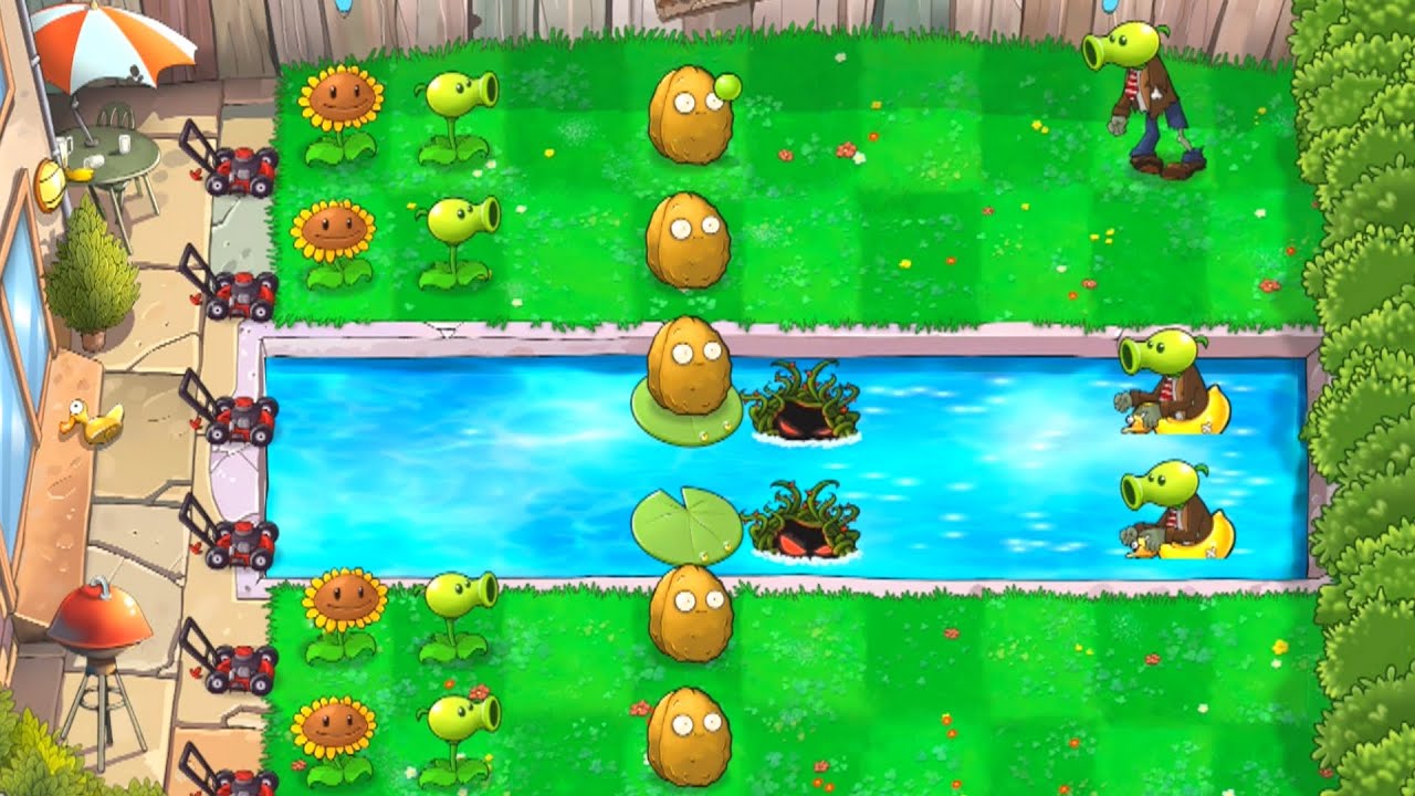Plants vs Zombies Replanted - ZomBotany 2 Mini-Game Walkthrough
