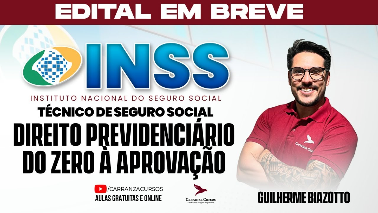 Concurso INSS: Direito Previdenciário do Zero à Aprovação | Edital em Breve