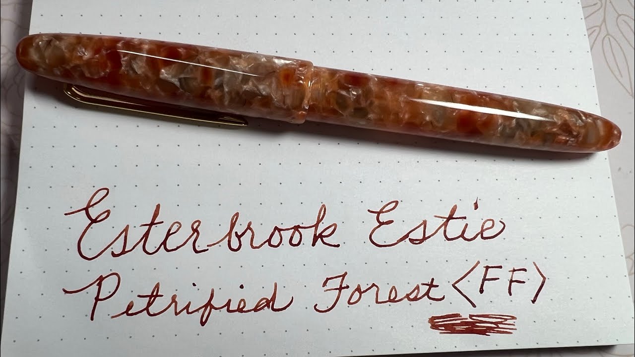 Esterbrook Estie Petrified Forest with a Flex Fine nib