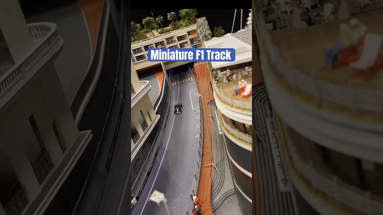 Miniature Monaco F1 Track at 1:87 Scale