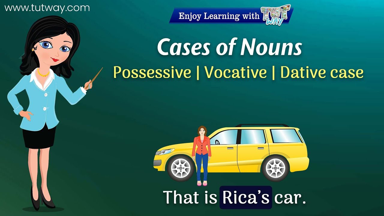 Nouns | Cases of Noun/Pronoun | Possessive case, Vocative case, Dative case | English Grammar