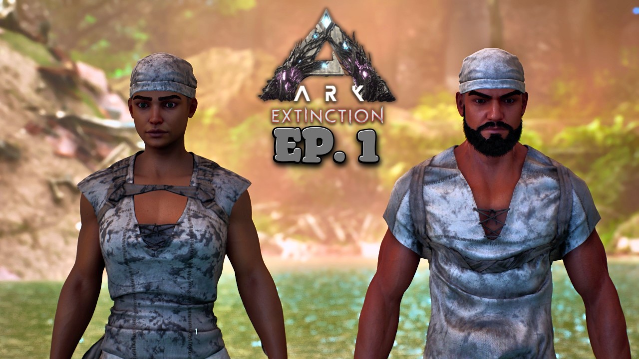Мы с женой начинаем новое путешествие на карте Extinction [ЭП 1] Ark Ascended