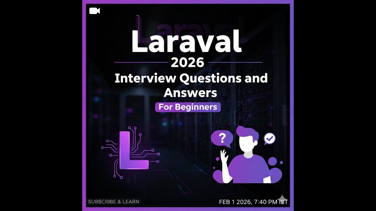Laravel Interview Questions & Answers in Hindi | Learn What Matters