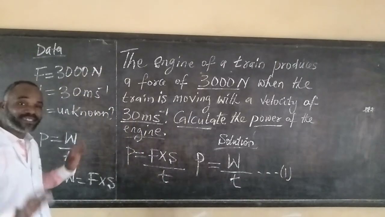 #how  to calculate the power of an engine of a train # A-level #school #gcse #education #physics