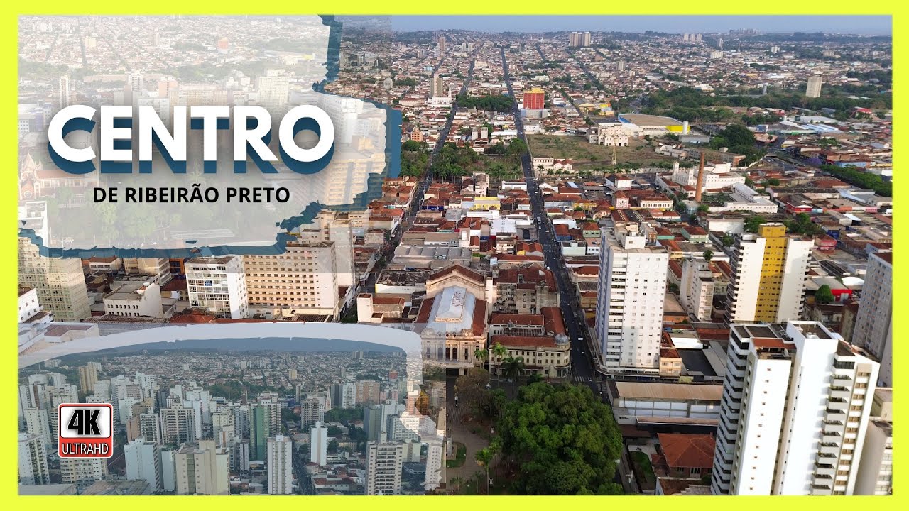 Como é Belo o Centro de Ribeirão Preto SP (4k)