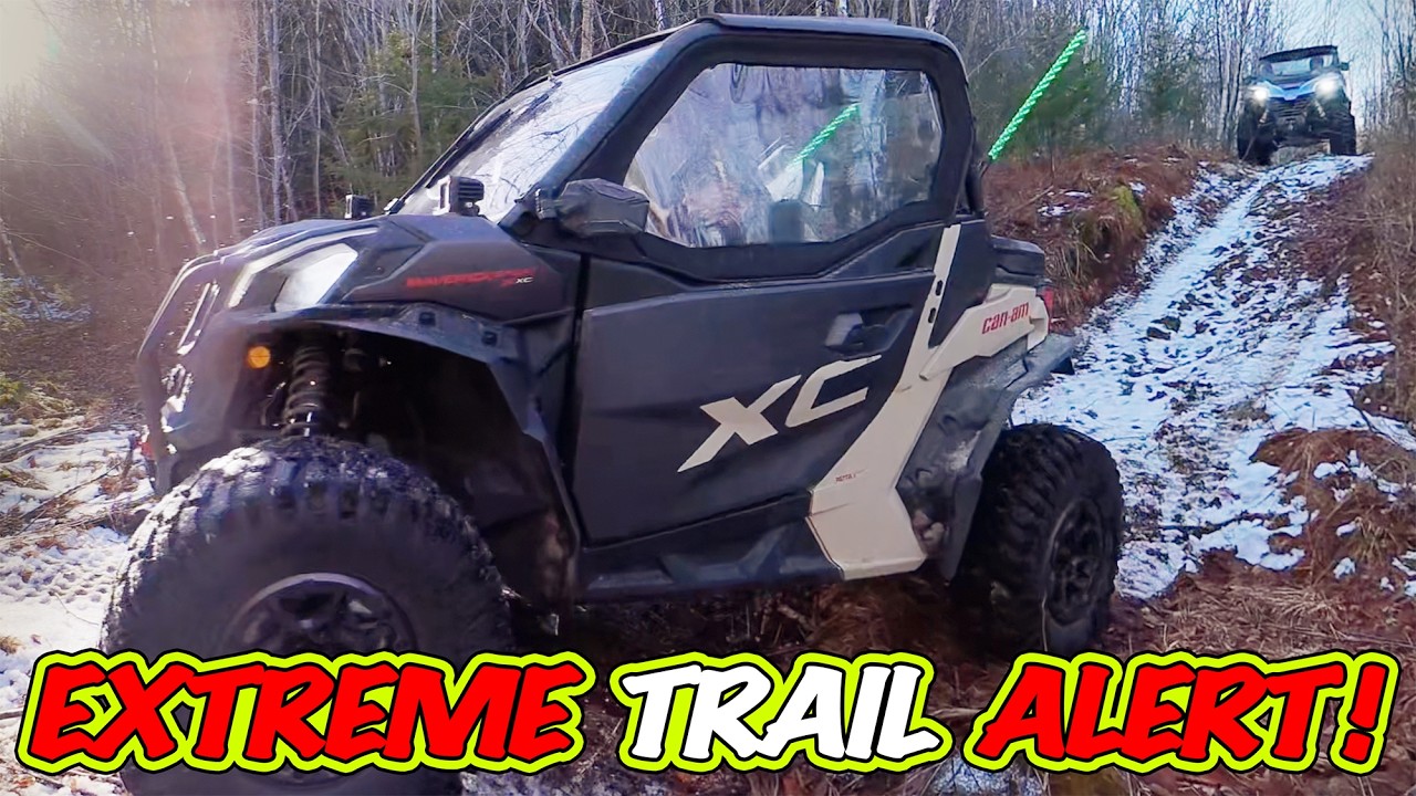CRAZY TIGHT TRAIL & MORE ICY ROAD RIDING
