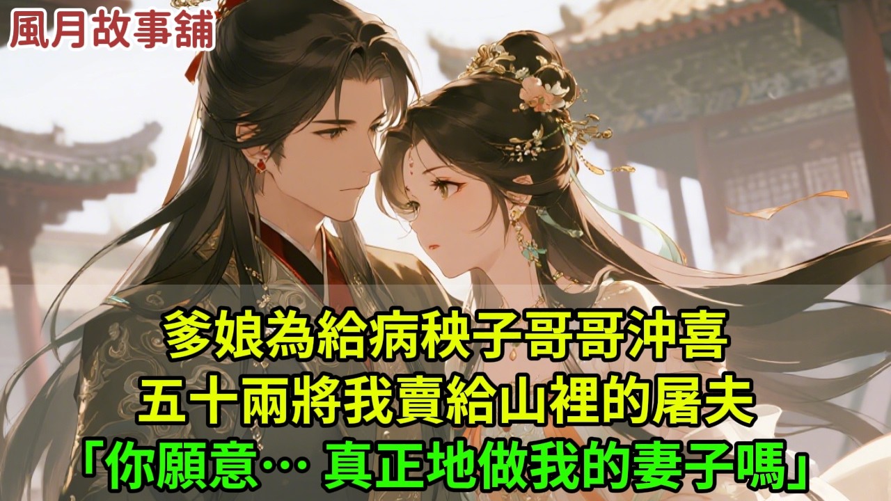 爹娘为给病秧子哥哥冲喜，把我卖给山里屠夫，新婚夜，他却亮出将军令牌：「夫人，你哥偷了你的救命药，皇上命我接你回宫亲审！」#小说 #情感 #完结 #爱情 #好文