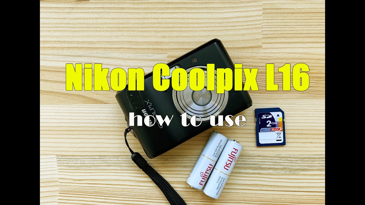 Budget Digital camera Nikon Coolpix L16 How to use