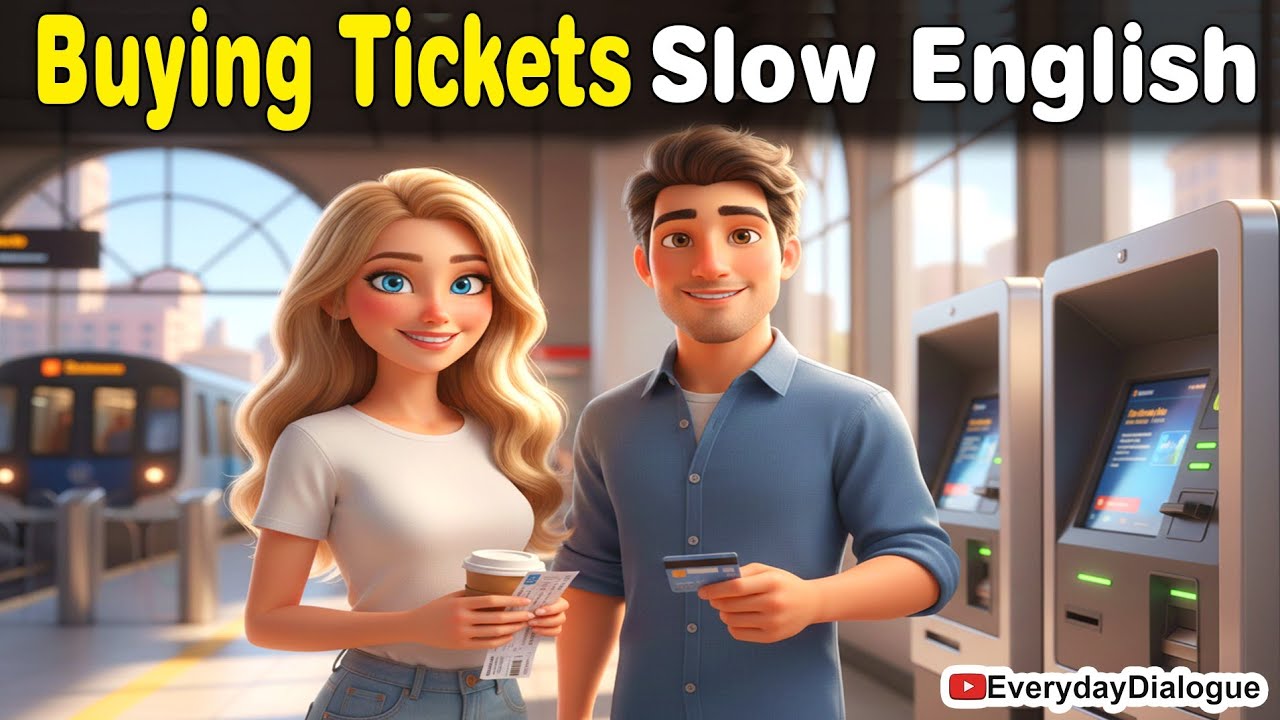 Real Life English at the Metro | Buying Tickets #englishconversation #beginnerenglish #learnenglish