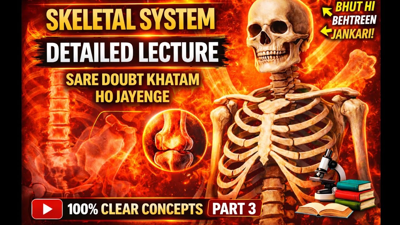 Skeletal system 💀☠️ | bones in detail | part - 3 |