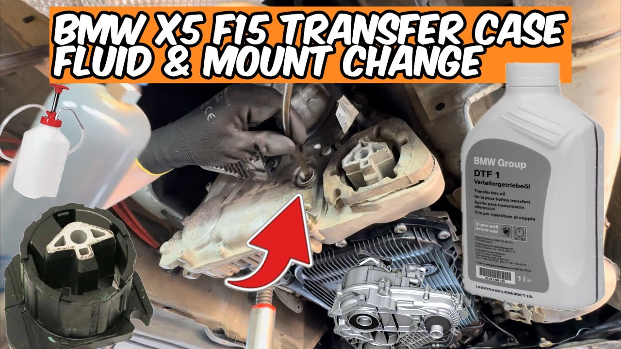 BMW X5 F15 Transfer Case Fluid & Mount Change | X5 F15 výmena oleja a uloženia v rozvodovke Xdrive