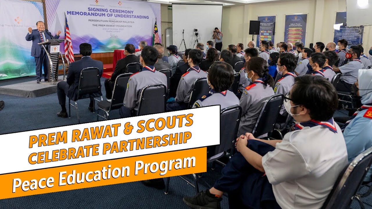 Prem Rawat & Scouts Partner on Peace Education Program