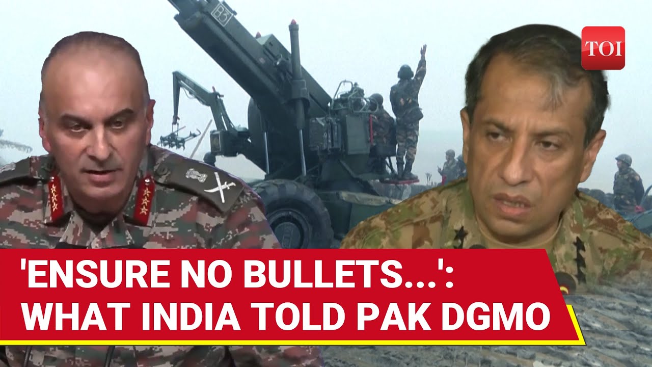 'If 1 Bullet Is Fired...': India DGMO Tells Pak To Shun Combat Actions, Cut Troops On Hotline Call