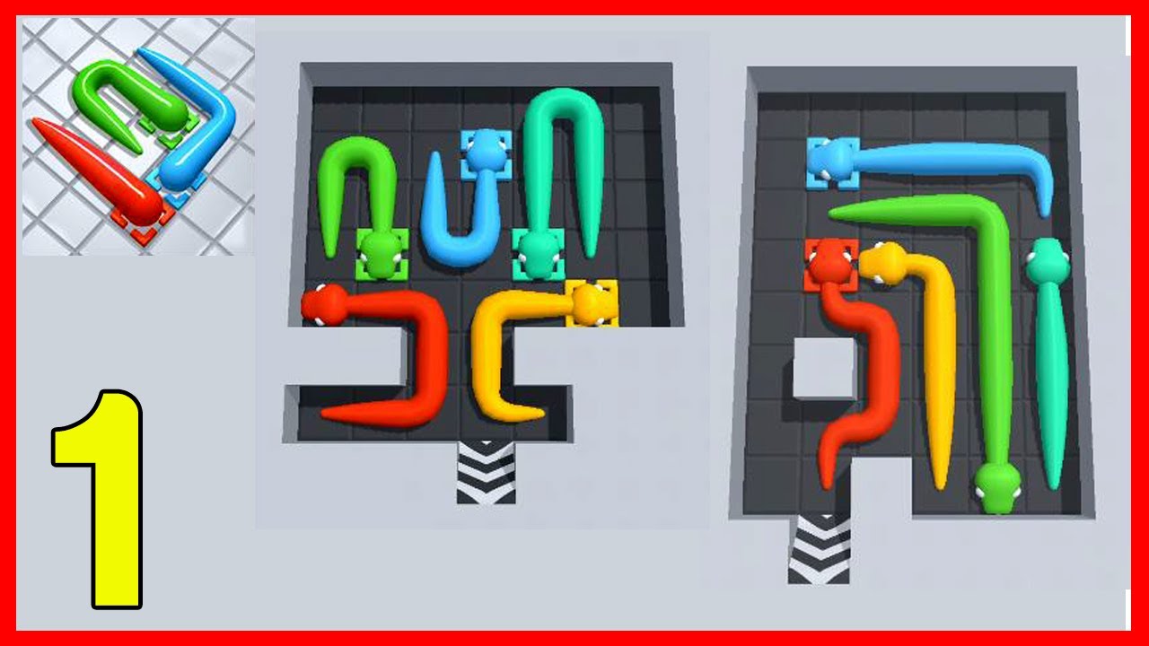 Snake Escape gameplay walkthrough Part 1 (Android,iOS) | Snake Escape game