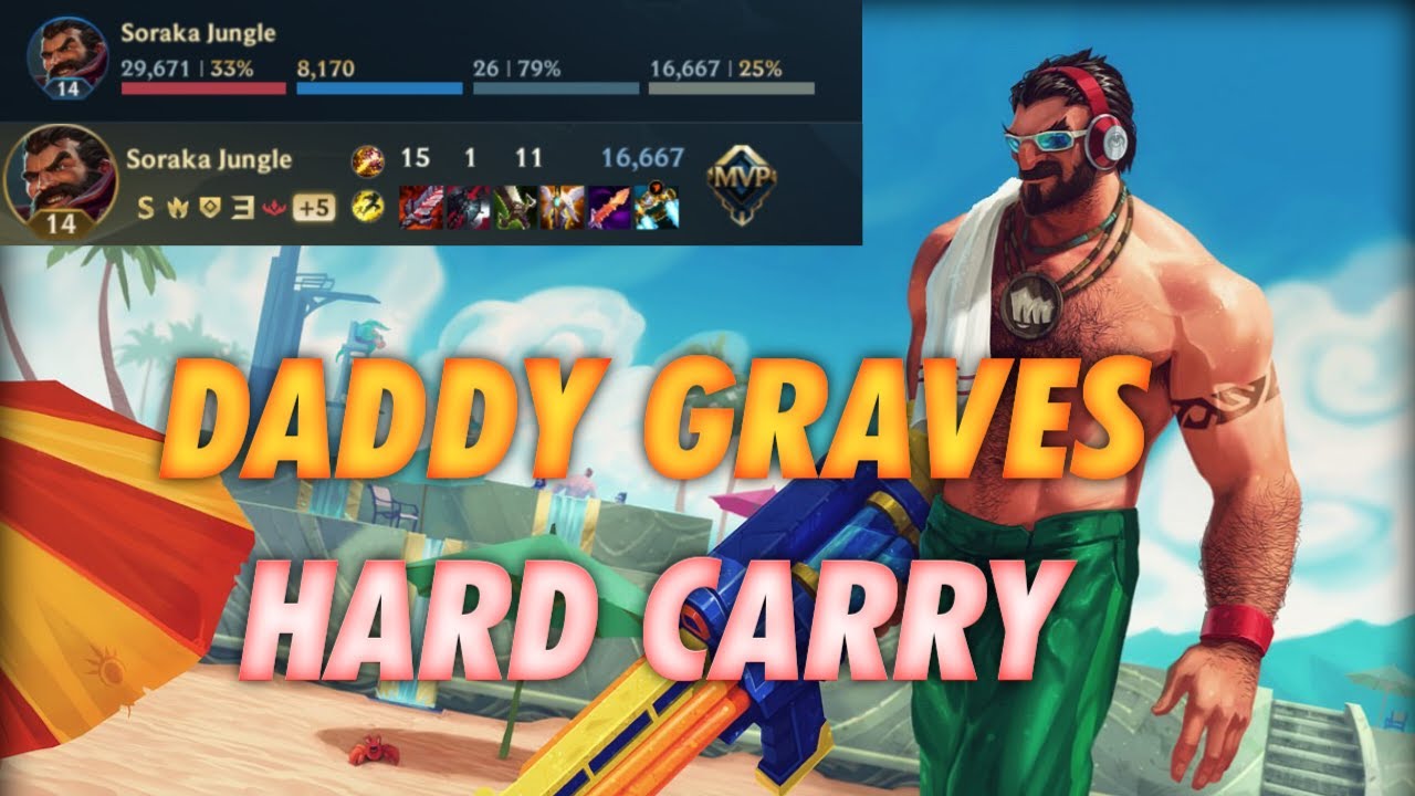Wild Rift : Graves Jungle will help you climb ranks |1v9 gameplay