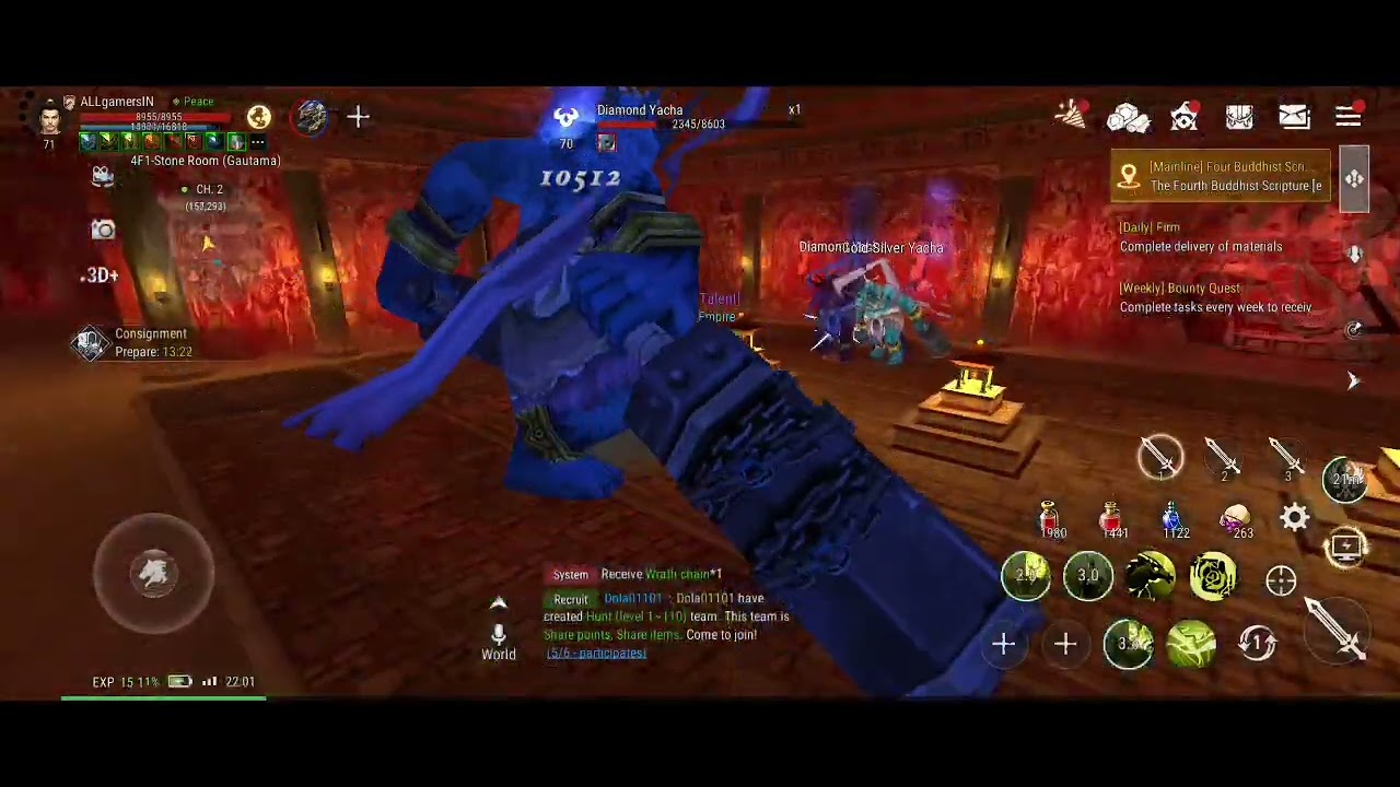 SILKROAD ORIGIN MOBILE : CAVE GRIND