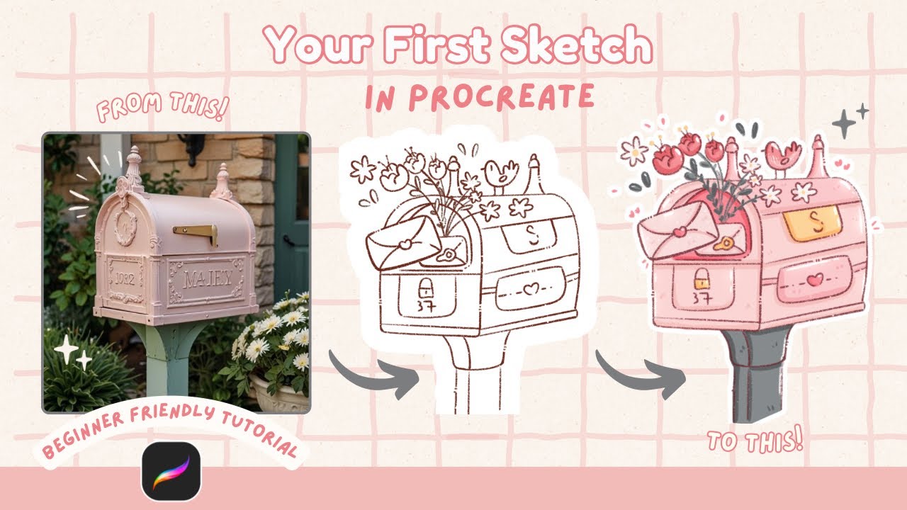 Как рисовать эскизы в Procreate как профессионал ✏️ Пошаговое руководство для начинающих