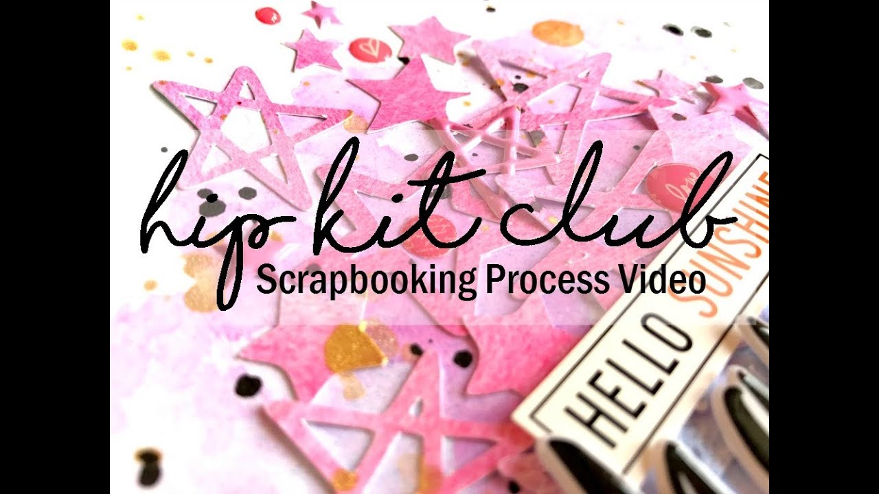 Scrapbooking Process #361 Hip Kit Club / Happy December