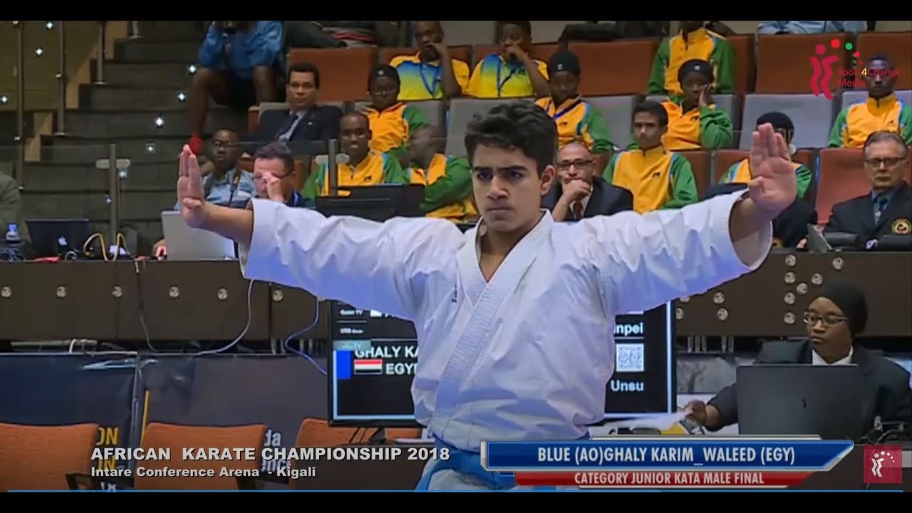 Junior Kata Male Final || SUPARIMPEI (ALGERIA) vs UNSU (EGYPT) || African Karate Championships 2018