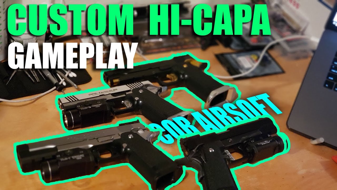 Геймплей с кастомной сумкой Hi Capa // Обзор пневматической сумки Tapp Airsoft HPA // Speedsoft C...