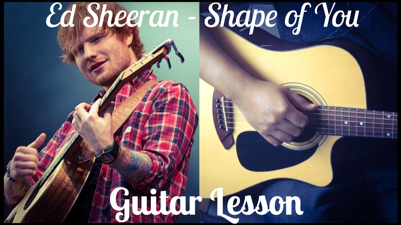 Ed Sheeran Shape of You Acoustic Guitar Lesson (guitar tab in description!)