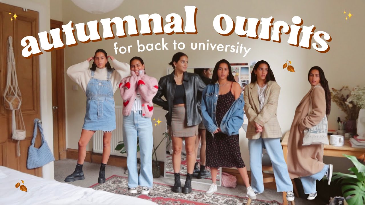 Осенние наряды для возвращения в университет 🧚🏽, купленные в секонд-хенде, экологичные вещи!