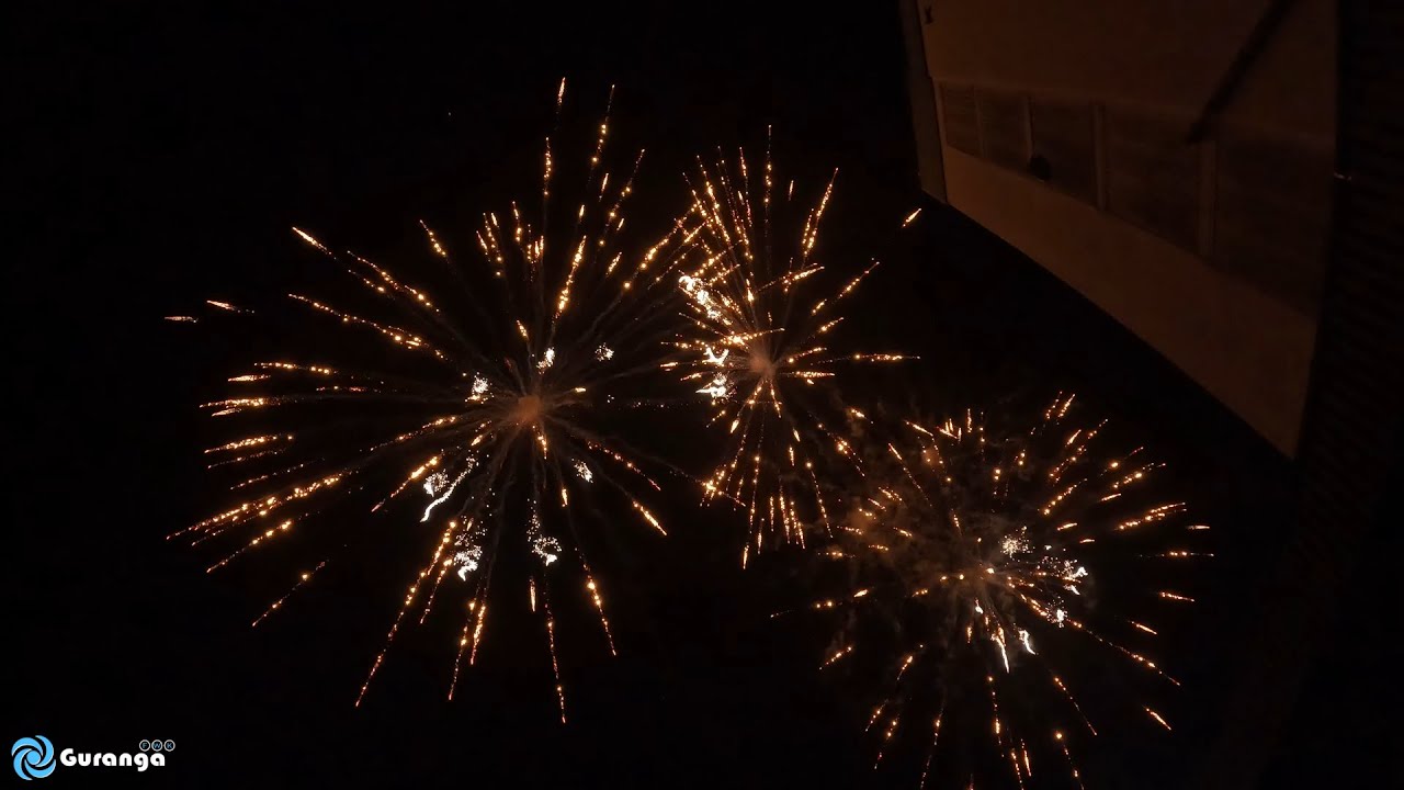 4K | Gallimarkt Leer 2022 das Feuerwerk