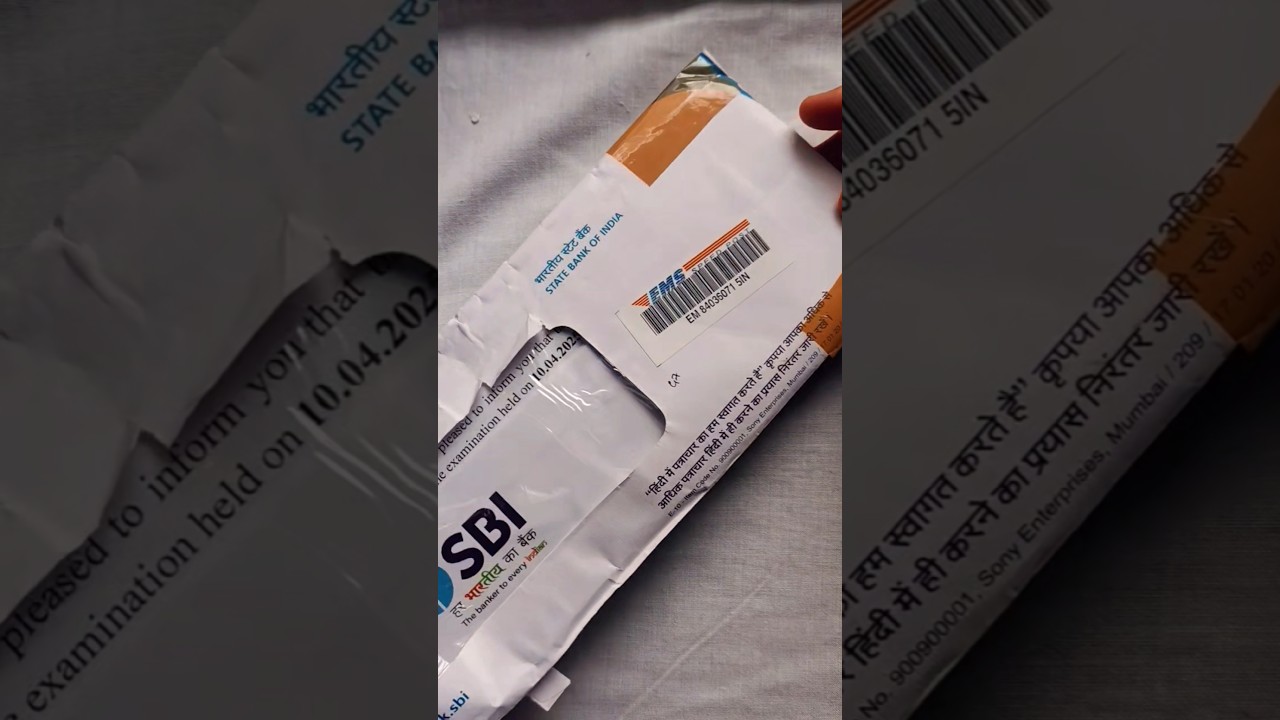 SBI Clerk Appointment letter 2025 #sbiclerk #ibpsclerk #bankingexams
