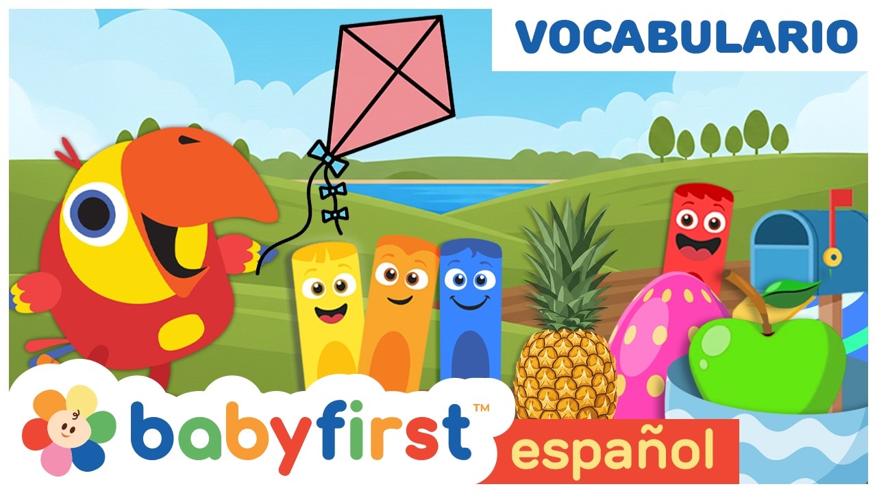 ¡Aprende Vocabulario con Huevos Sorpresa! | Nuevas Palabras con Larry | BabyFirst en Español