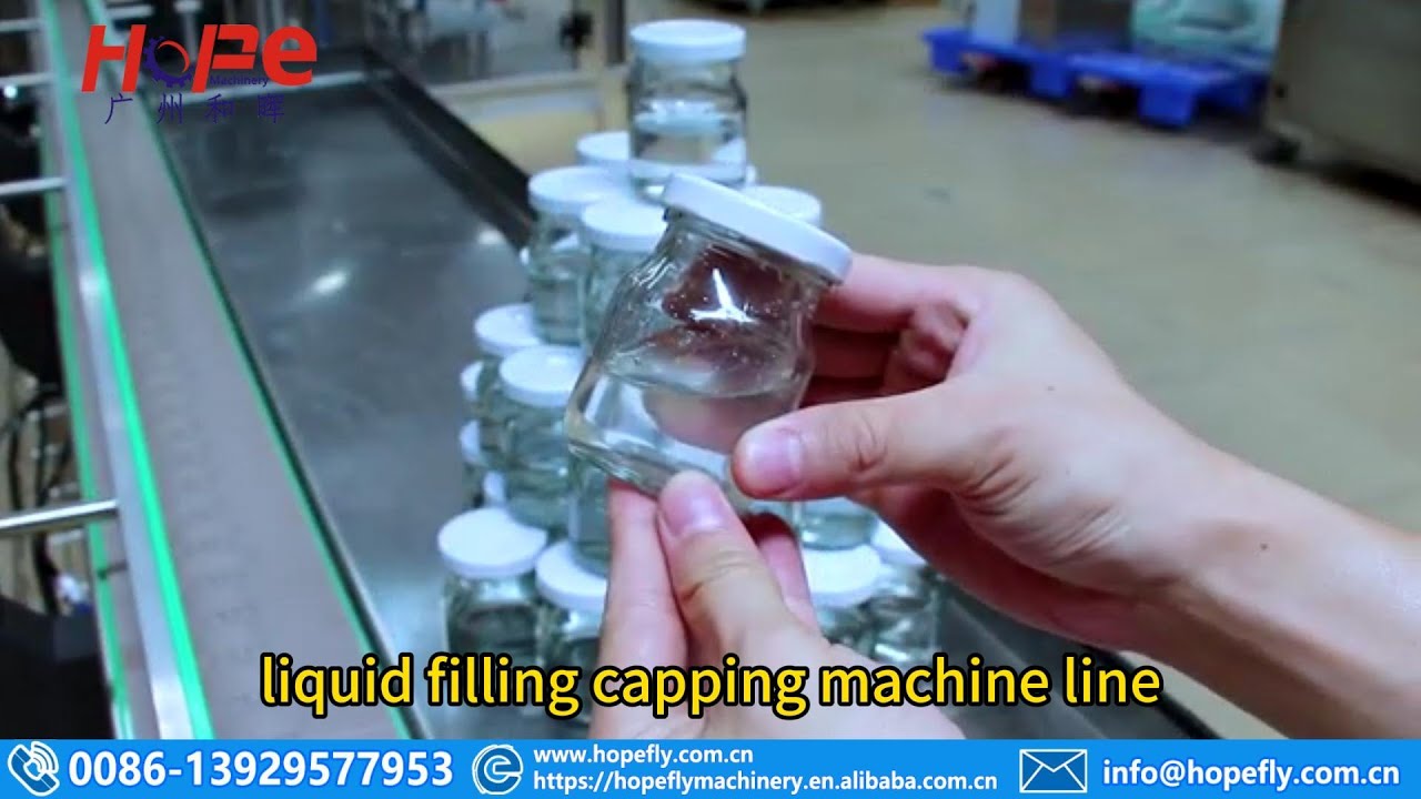 liquid filling capping machine line
