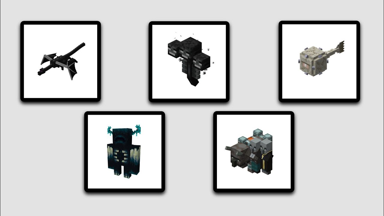 All Minecraft Bosses Explained in 8 Minutes