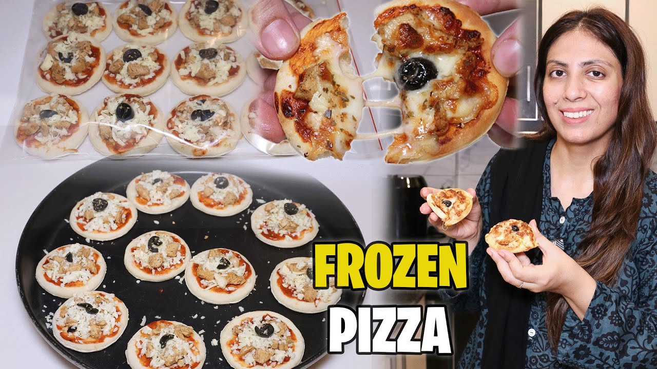 Mini Frozen Pizza Recipe l How To Freeze Mini Pizza For Later Use l Kids Lunch Box Idea
