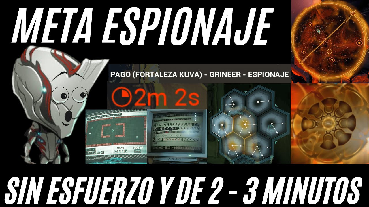 ESPIONAJE FÁCIL, RÁPIDO, SIN ESFUERZO Y SIN #warframe INVISIBLE - LUA PAVLOV etc VÁLIDO 2026