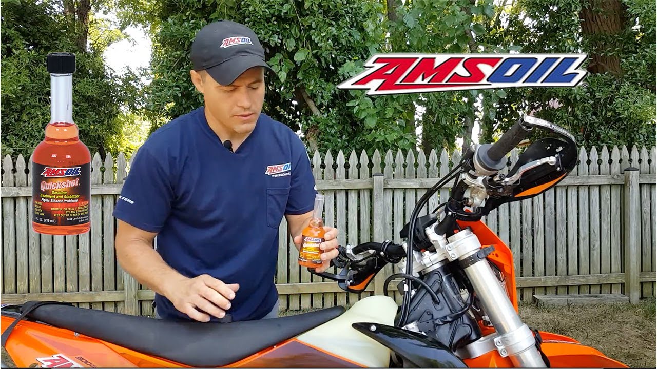 Protect your KTM Dirt Bike's Fuel System with AMSOIL's Quickshot!