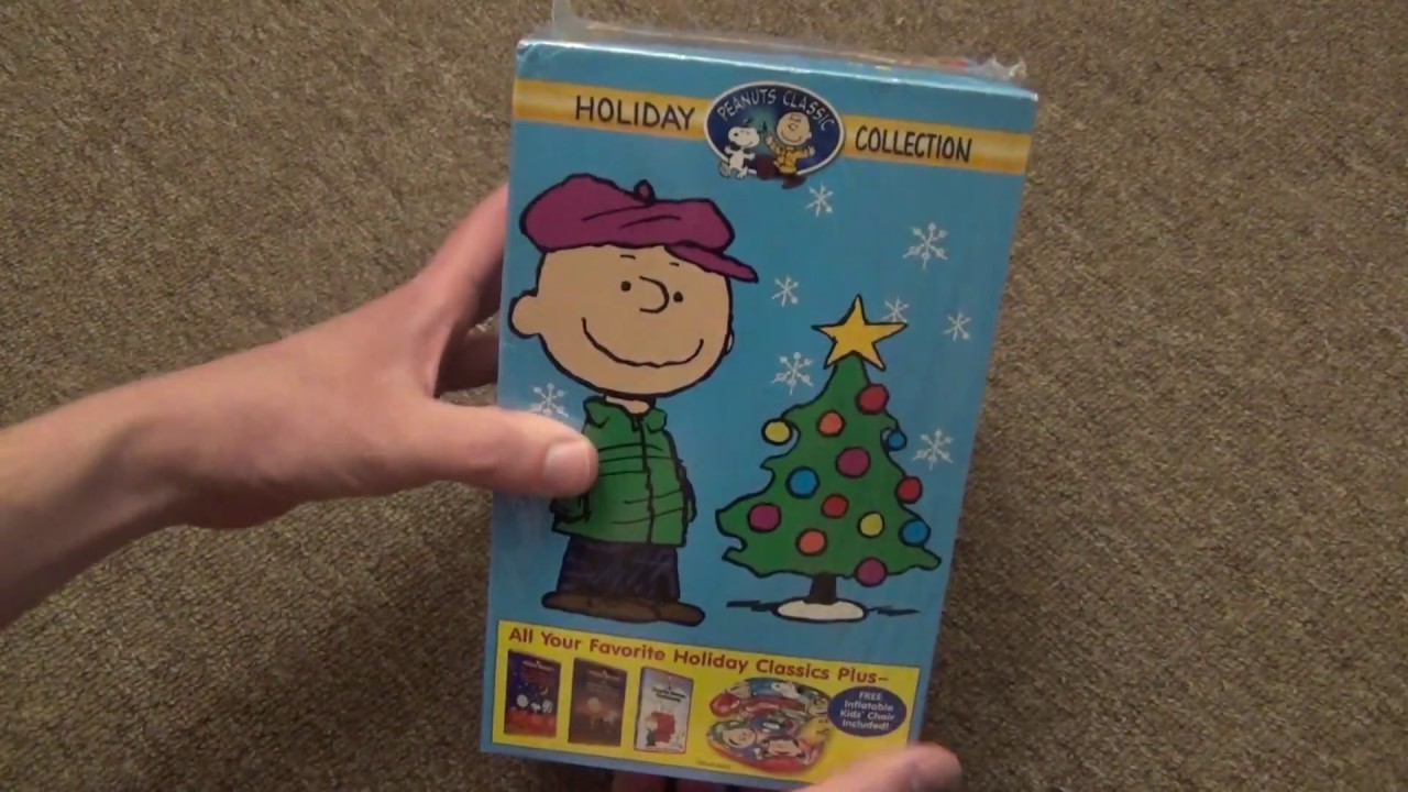 Peanuts Classic Holiday Collection VHS Box Set Unboxing with Great Pumpkin Thanksgiving Christmas