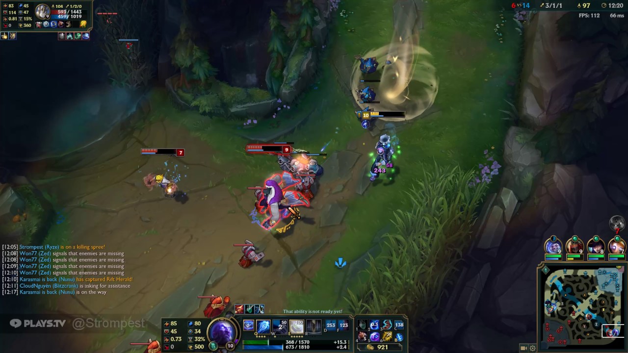 「Challenger Solo Q」NUBMER ONE Ryze 1v4 Quadra