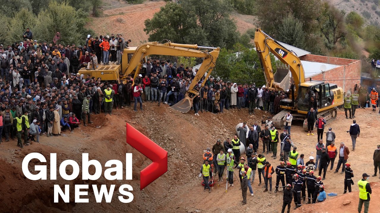 Rescue efforts continue after 5-year-old boy falls into well in Morocco