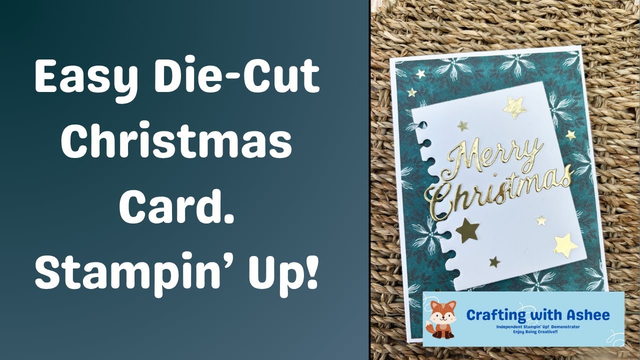 Easy Die-Cut Christmas Card - Words for the Season - Stampin' Up!