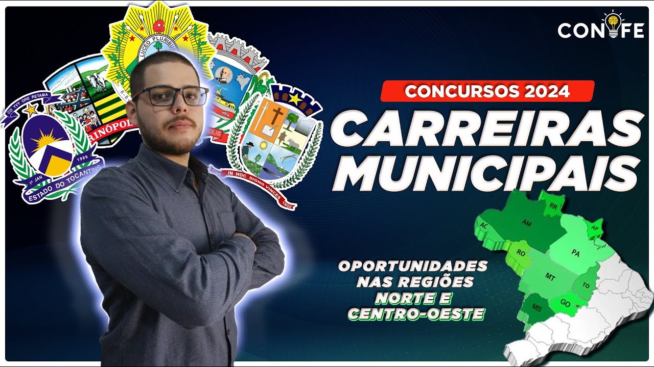 CONCURSOS MUNICIPAIS l Boletim Confe #001 l Concursos 2024