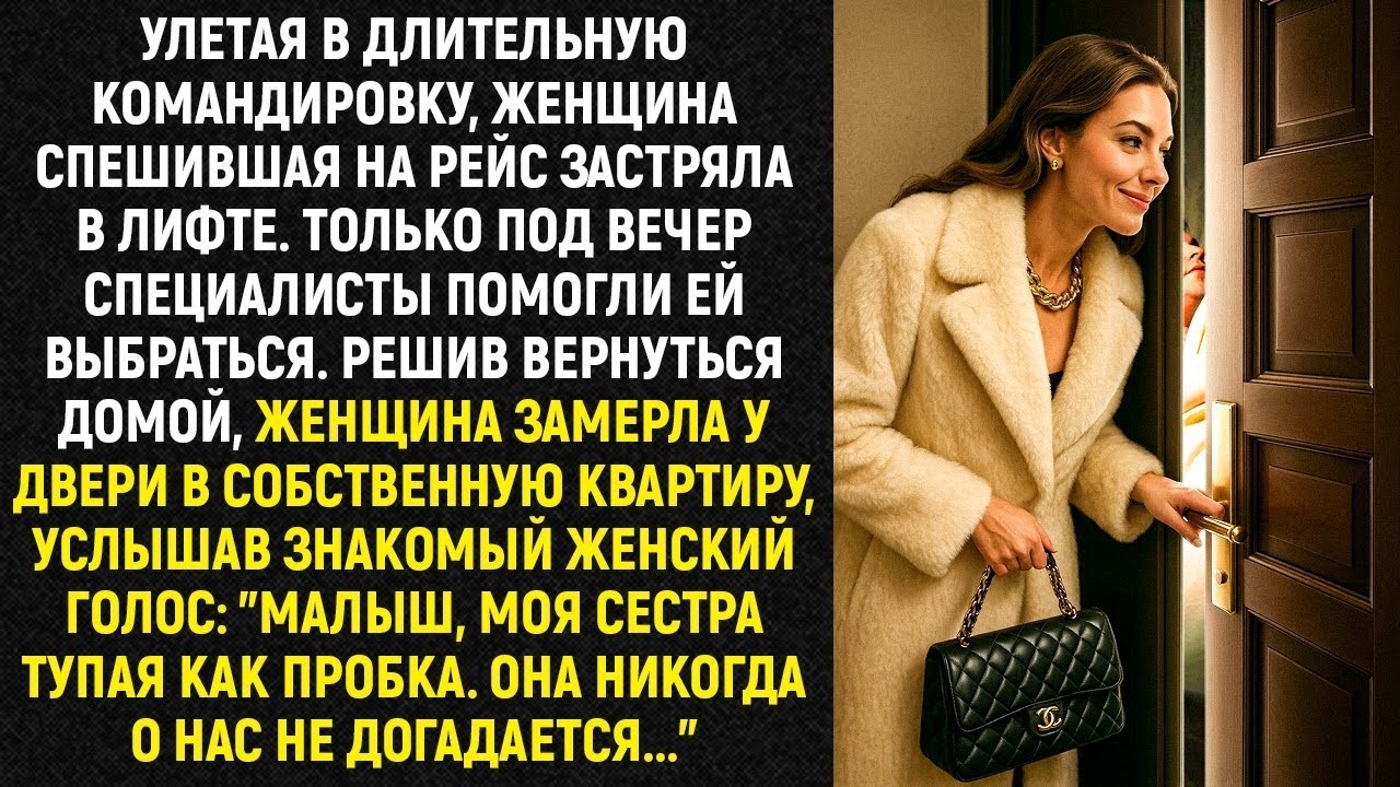 Вернувшись домой , женщина замерла у двери в квартиру услышав знакомый женский голос